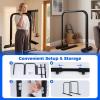 image:imageGoplus Adjustable Dip Bar Heavy Duty Parallette Push Up Stand with 660 LBS Capacity AntiSlip Foam Grips Portable Fitness Workout Dip Station for Home Gym Calisthenics2 Side Locked