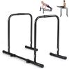 image:imageGoplus Adjustable Dip Bar Heavy Duty Parallette Push Up Stand with 660 LBS Capacity AntiSlip Foam Grips Portable Fitness Workout Dip Station for Home Gym Calisthenics1 Side Locked