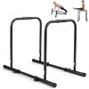 image:imageGoplus Adjustable Dip Bar Heavy Duty Parallette Push Up Stand with 660 LBS Capacity AntiSlip Foam Grips Portable Fitness Workout Dip Station for Home Gym Calisthenics2 Side Locked