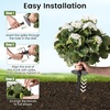 image:imageGoplus 275 Artificial Cypress Topiary Trees Set of 2 Faux Topiary Bushes Shrubs with Ground Spikes Indoor Outdoor SunResistant Fake Evergreen Shrub Plants for Front Porch Patio Home DecorationBegonia