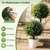 image:imageGoplus 275 Artificial Cypress Topiary Trees Set of 2 Faux Topiary Bushes Shrubs with Ground Spikes Indoor Outdoor SunResistant Fake Evergreen Shrub Plants for Front Porch Patio Home DecorationCypress