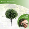 image:imageGoplus 275 Artificial Cypress Topiary Trees Set of 2 Faux Topiary Bushes Shrubs with Ground Spikes Indoor Outdoor SunResistant Fake Evergreen Shrub Plants for Front Porch Patio Home DecorationCypress