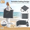 image:imageGoplus Tanning Chair Portable Lightweight 105LBS Beach Lounger with Face Arm Holes Adjustable 5Position 330LBS Capacity Side Pocket Removable Cushions Portable Sunbathing Chair for PoolGrey