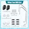 image:imageGoplus Swimming Pool Ladder 3Step4Step InGround Stainless Steel Step for IndoorOutdoor Pool Heavy Duty NonSlip Ladder Easy Assembly 3Steps3Steps