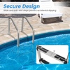image:imageGoplus Swimming Pool Ladder 3Step4Step InGround Stainless Steel Step for IndoorOutdoor Pool Heavy Duty NonSlip Ladder Easy Assembly 3Steps4 Steps