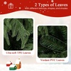 image:imageGoplus 75 FT PreLit Artificial Christmas Tree Hinged Faux Xmas Tree with 1449 Soft TPE amp PVC Mixed Branch Tips 500 Warm White LED Lights Foldable Metal Stand Holiday Party Home Office Decoration