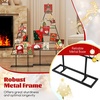 image:imageGoplus 2 Pack Christmas Card Holder Holiday Card Display Stand with 36 Round Clips Metal Hanging Rack Xmas Photo Tree Holder for Home Office Party Decoration BlackBlack