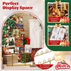 image:imageGoplus 2 Pack Christmas Card Holder Holiday Card Display Stand with 36 Round Clips Metal Hanging Rack Xmas Photo Tree Holder for Home Office Party Decoration BlackGold