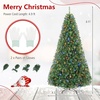 image:imageGoplus 8 FT Artificial Christmas Tree PreLit Xmas Tree with 1605 Full Branch Tips 600 LED Lights 9 Lighting Modes amp Remote Hinged Realistic Holiday Decoration for Indoor Home Office Green 8ft