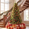 image:imageGoplus 8 FT Artificial Christmas Tree PreLit Xmas Tree with 1605 Full Branch Tips 600 LED Lights 9 Lighting Modes amp Remote Hinged Realistic Holiday Decoration for Indoor Home Office Green 8ft