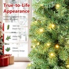 image:imageGoplus 8 FT Artificial Christmas Tree PreLit Xmas Tree with 1605 Full Branch Tips 600 LED Lights 9 Lighting Modes amp Remote Hinged Realistic Holiday Decoration for Indoor Home Office Green 8ft