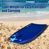 image:imageGoplus 413733 Lightweight Body Board for Beach Surf Board with EPS Core XPE Deck HDPE Slick Bottom Wrist Leash Bodyboard for Kids Adults SurfingBlue Starfish