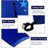 image:imageGoplus 413733 Lightweight Body Board for Beach Surf Board with EPS Core XPE Deck HDPE Slick Bottom Wrist Leash Bodyboard for Kids Adults SurfingBlue Starfish