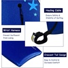 image:imageGoplus 413733 Lightweight Body Board for Beach Surf Board with EPS Core XPE Deck HDPE Slick Bottom Wrist Leash Bodyboard for Kids Adults SurfingBlue Starfish
