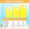 image:imageGoplus Bodyboard for Beach 333741 Inches Lightweight Body Board w Wrist Leash EPS Core XPE Deck HDPE Slick Bottom Surfboard for Kids Teens Adults Surfing33 inch