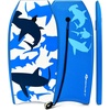 image:imageGoplus Bodyboard for Beach 333741 Inches Lightweight Body Board w Wrist Leash EPS Core XPE Deck HDPE Slick Bottom Surfboard for Kids Teens Adults Surfing41 inch
