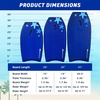 image:imageGoplus Bodyboard for Beach 333741 Inches Lightweight Body Board w Wrist Leash EPS Core XPE Deck HDPE Slick Bottom Surfboard for Kids Teens Adults Surfing41 inch