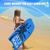 image:imageGoplus Bodyboard for Beach 333741 Inches Lightweight Body Board w Wrist Leash EPS Core XPE Deck HDPE Slick Bottom Surfboard for Kids Teens Adults Surfing41 inch