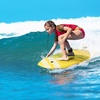 image:imageGoplus Bodyboard for Beach 333741 Inches Lightweight Body Board w Wrist Leash EPS Core XPE Deck HDPE Slick Bottom Surfboard for Kids Teens Adults Surfing41 inch
