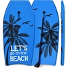 image:imageGoplus Bodyboard for Beach 333741 Inches Lightweight Body Board w Wrist Leash EPS Core XPE Deck HDPE Slick Bottom Surfboard for Kids Teens Adults Surfing33 inch