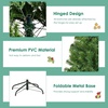 image:imageGoplus 4FT PreLit Artificial Christmas Tree Hinged Spruce Xmas Full Tree with 100 LED Multicolor Lights 11 Lighting Modes 300 PVC Branch Foldable Base for Indoor Home Office Decoration