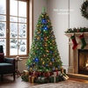 image:imageGoplus 6 FT Artificial Christmas Tree PreLit Xmas Tree with 845 Full Branch Tips 350 LED Lights 9 Lighting Modes amp Remote Hinged Realistic Holiday Decoration for Indoor Home Office Green 6ft
