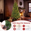 image:imageGoplus 6 FT Artificial Christmas Tree PreLit Xmas Tree with 845 Full Branch Tips 350 LED Lights 9 Lighting Modes amp Remote Hinged Realistic Holiday Decoration for Indoor Home Office Green 6ft