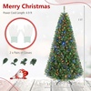 image:imageGoplus 7 FT Artificial Christmas Tree PreLit Xmas Tree with 1181 Full Branch Tips 500 LED Lights 9 Lighting Modes amp Remote Hinged Realistic Holiday Decoration for Indoor Home Office Green 7ft7ft