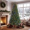 image:imageGoplus 7 FT Artificial Christmas Tree PreLit Xmas Tree with 1181 Full Branch Tips 500 LED Lights 9 Lighting Modes amp Remote Hinged Realistic Holiday Decoration for Indoor Home Office Green 7ft7ft