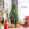 image:imageGoplus 7ft Fiber Optic Artificial Christmas Tree Prelit Premium Spruce Tree with Solid Metal Stand 820 Branch Tips Xmas Full Tree for Indoor Holiday Decoration