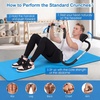 image:imageGoplus AB Fitness Crunch Portable Abdominal Machine Workout Exerciser for Core Strength Muscle Training Sit Up AB Trainer for Home Office GymSliver