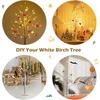 image:imageGoplus 5ft Lighted Twig Birch Tree with 72 Warm White LED Fairy Lights PreLit Artificial Christmas Tree White Birch Tree Indoor Outdoor Home Thanksgiving Christmas Holiday Decoration22 FT