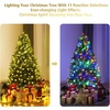 image:imageGoplus 5ft White Christmas Tree with Solid Metal Legs Perfect for Holiday Indoor and Outdoor DecorationGreen