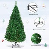 image:imageGoplus 5ft White Christmas Tree with Solid Metal Legs Perfect for Holiday Indoor and Outdoor DecorationGreen