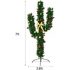 image:imageGoplus 5ft White Christmas Tree with Solid Metal Legs Perfect for Holiday Indoor and Outdoor DecorationGreen