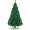 image:imageGoplus 5ft White Christmas Tree with Solid Metal Legs Perfect for Holiday Indoor and Outdoor DecorationGreen