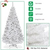 image:imageGoplus 5ft White Christmas Tree with Solid Metal Legs Perfect for Holiday Indoor and Outdoor DecorationWhite