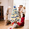 image:imageGoplus 5ft White Christmas Tree with Solid Metal Legs Perfect for Holiday Indoor and Outdoor DecorationWhite