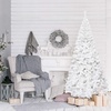 image:imageGoplus 5ft White Christmas Tree with Solid Metal Legs Perfect for Holiday Indoor and Outdoor DecorationWhite