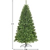 image:imageGoplus 6Ft Artificial Christmas Tree Premium Hinged Spruce Tree with Metal Stand Xmas Tree for Holiday Indoor Decor Easy Assembly6 ft