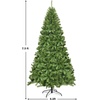image:imageGoplus 6Ft Artificial Christmas Tree Premium Hinged Spruce Tree with Metal Stand Xmas Tree for Holiday Indoor Decor Easy Assembly75 ft